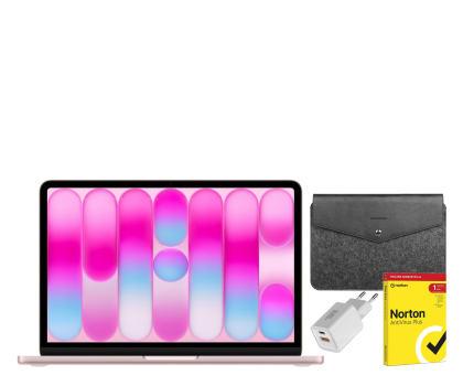 Laptop Apple MacBook Neo A18 Pro/8GB/512/Mac OS TouchID Subtelny róż